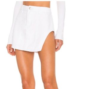 Abby Slit Mini Skirt